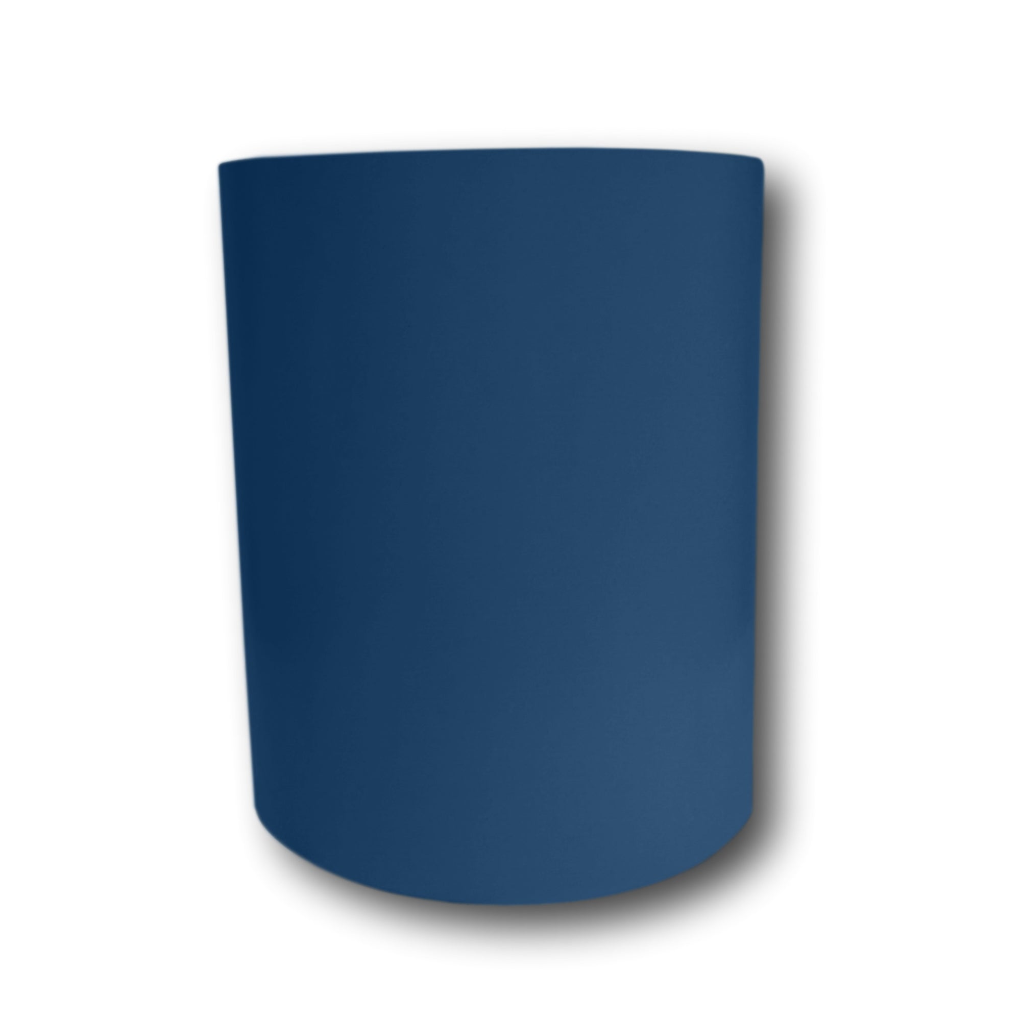 A roll of 22 Gauge Aluminum Flashing that is Regal Blue in color.