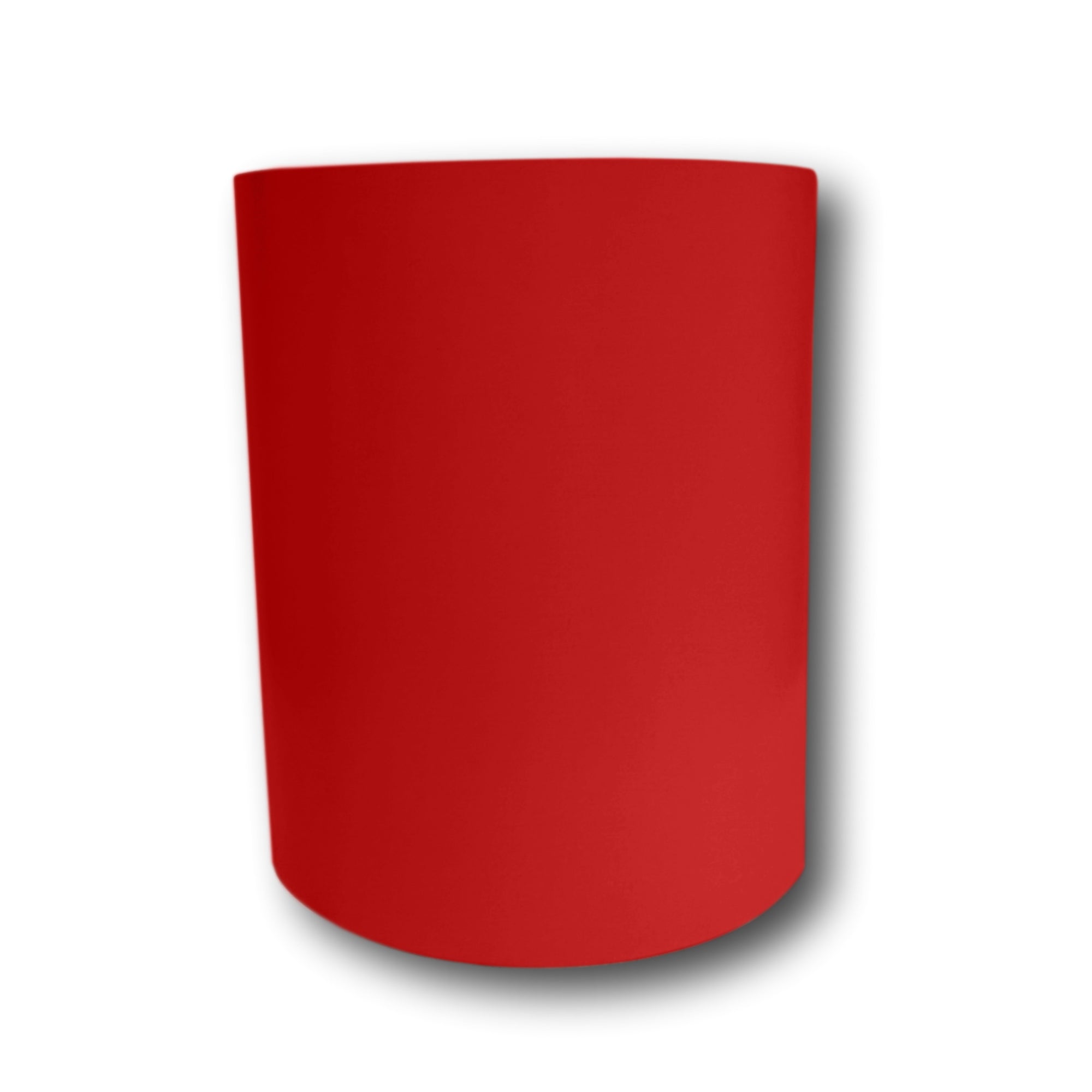 A roll of 22 Gauge Aluminum Flashing that is Regal Red in color.
