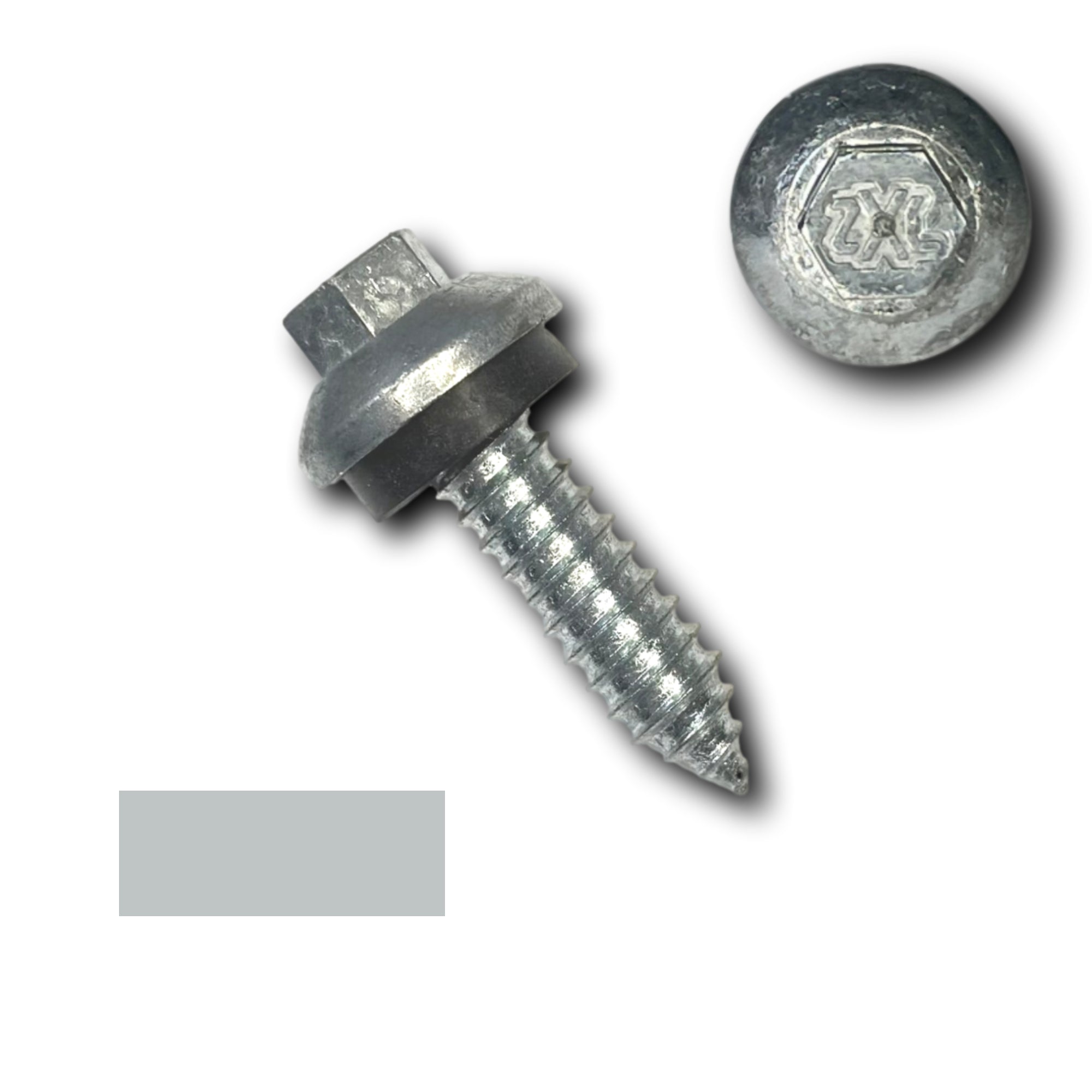 #17 x 1" ZXL Dome Cap Metal Building Screws (Metal-to-Metal)