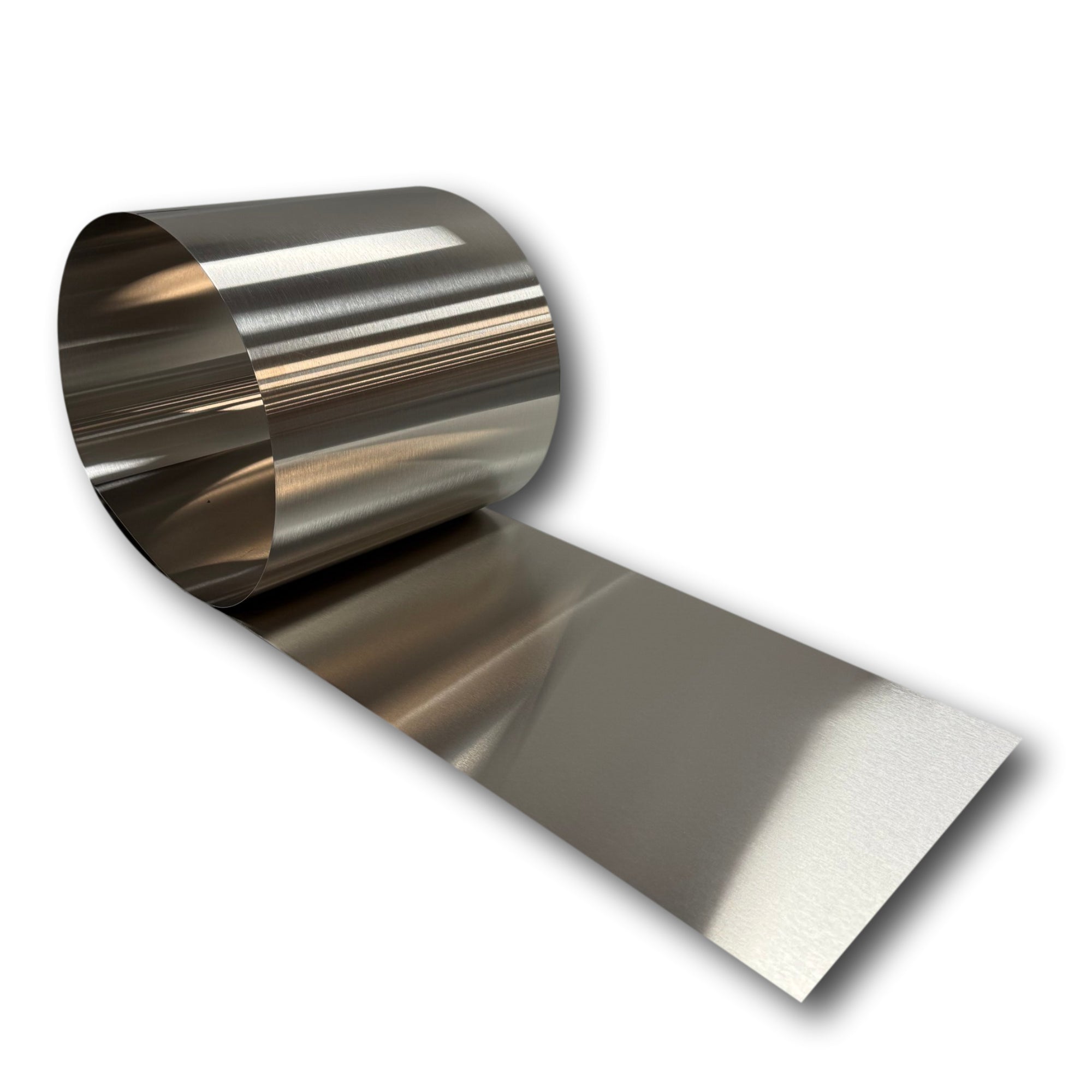 A roll of 26 Gauge Stainless Steel.