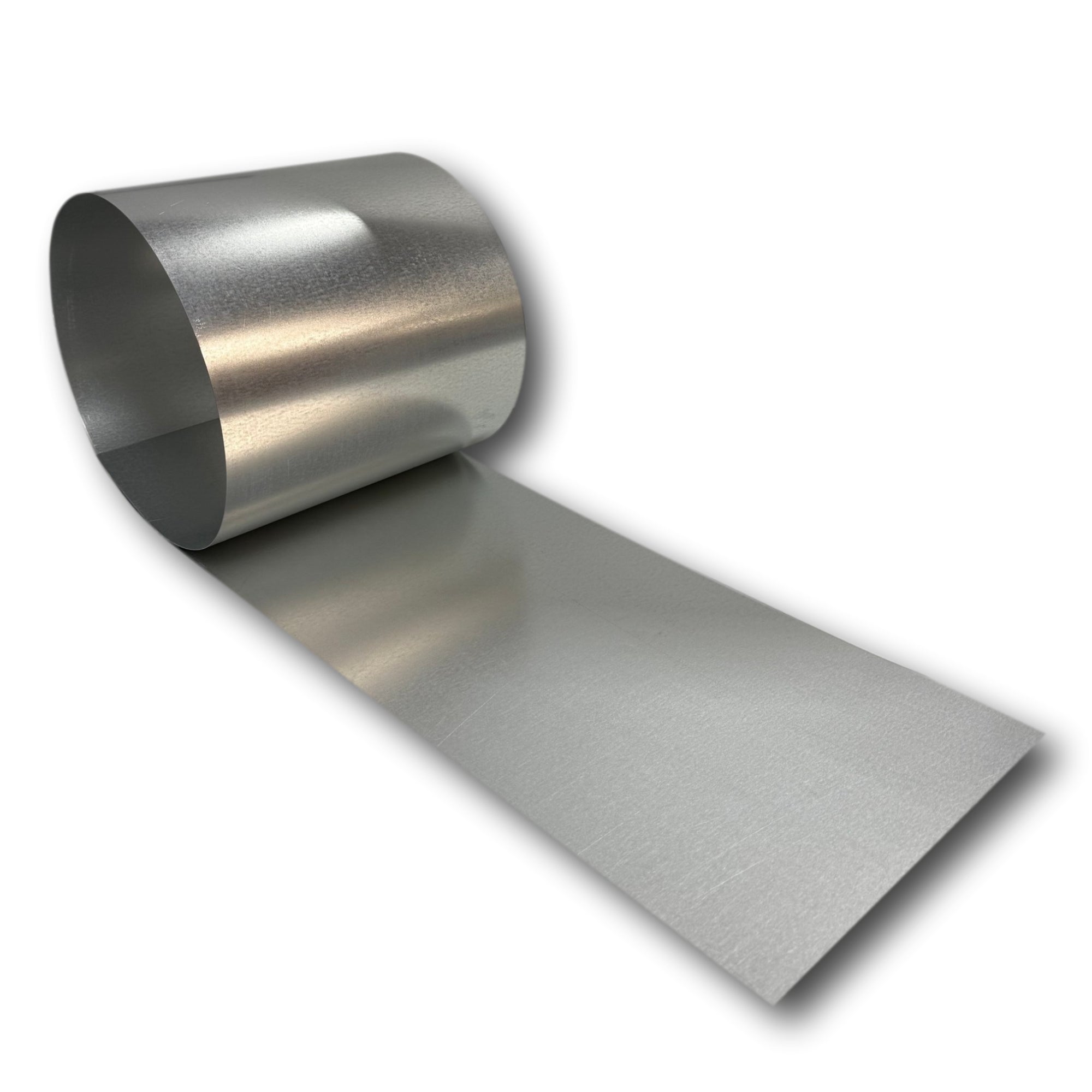 A roll of 26 Gauge Galvanized Steel.