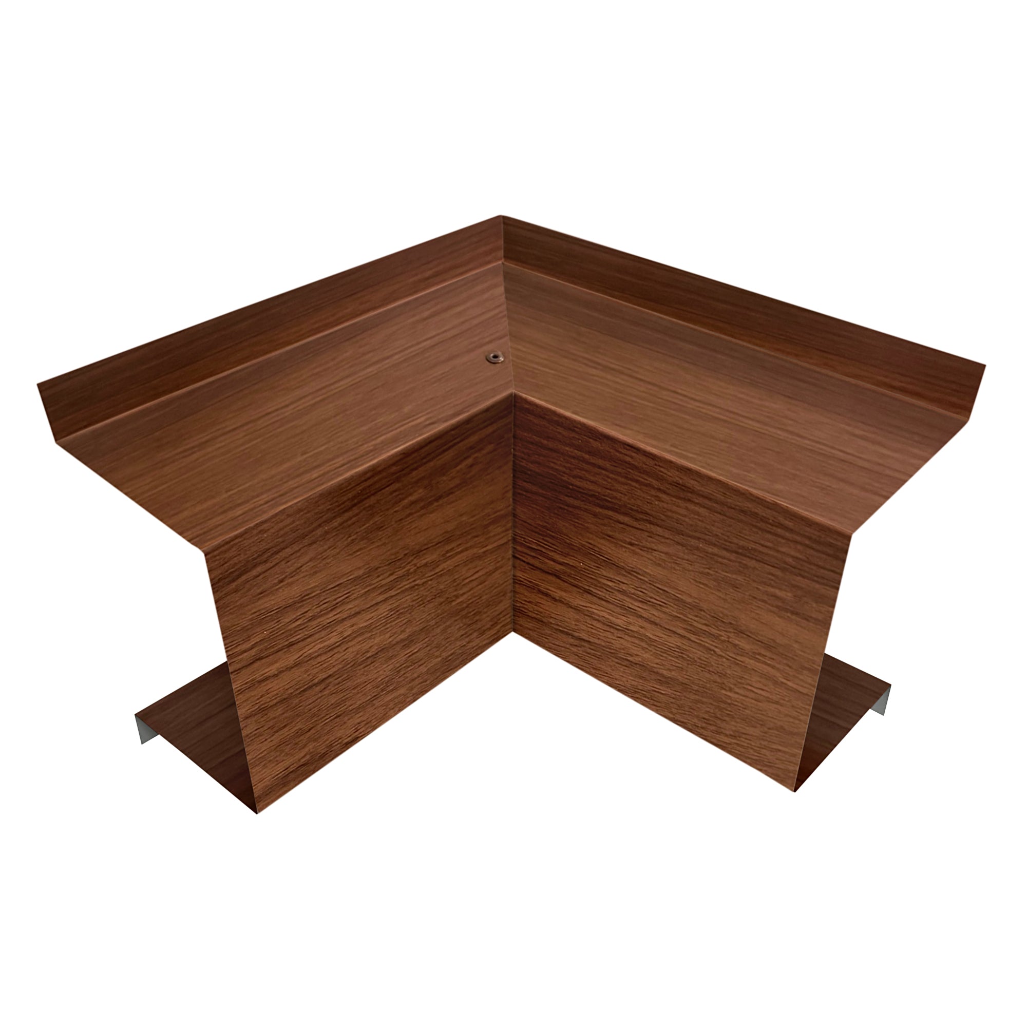 Woodgrain Series - 24 Gauge Painted Metal Line Set Cover Corner Elbows