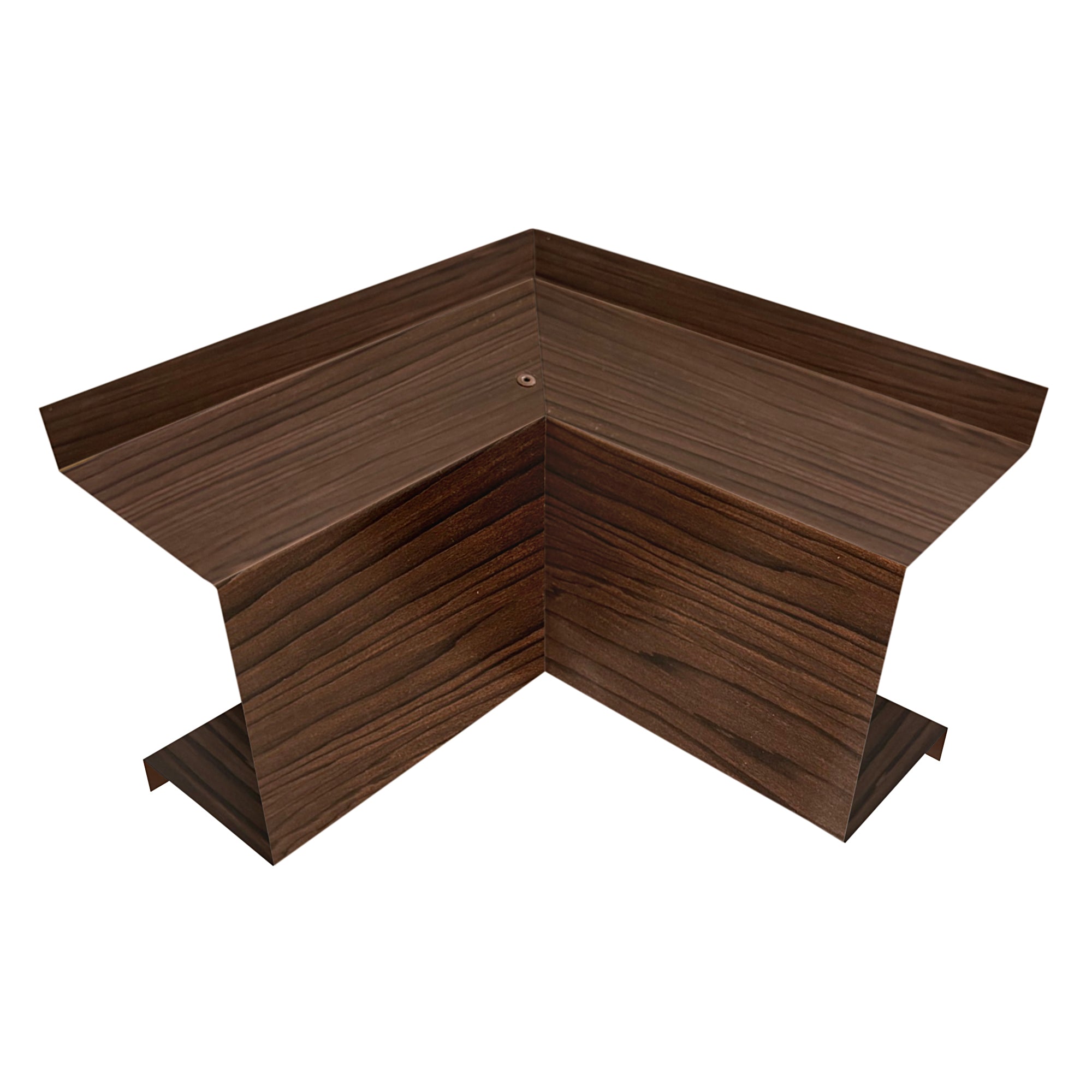 Woodgrain Series - 24 Gauge Painted Metal Line Set Cover Corner Elbows