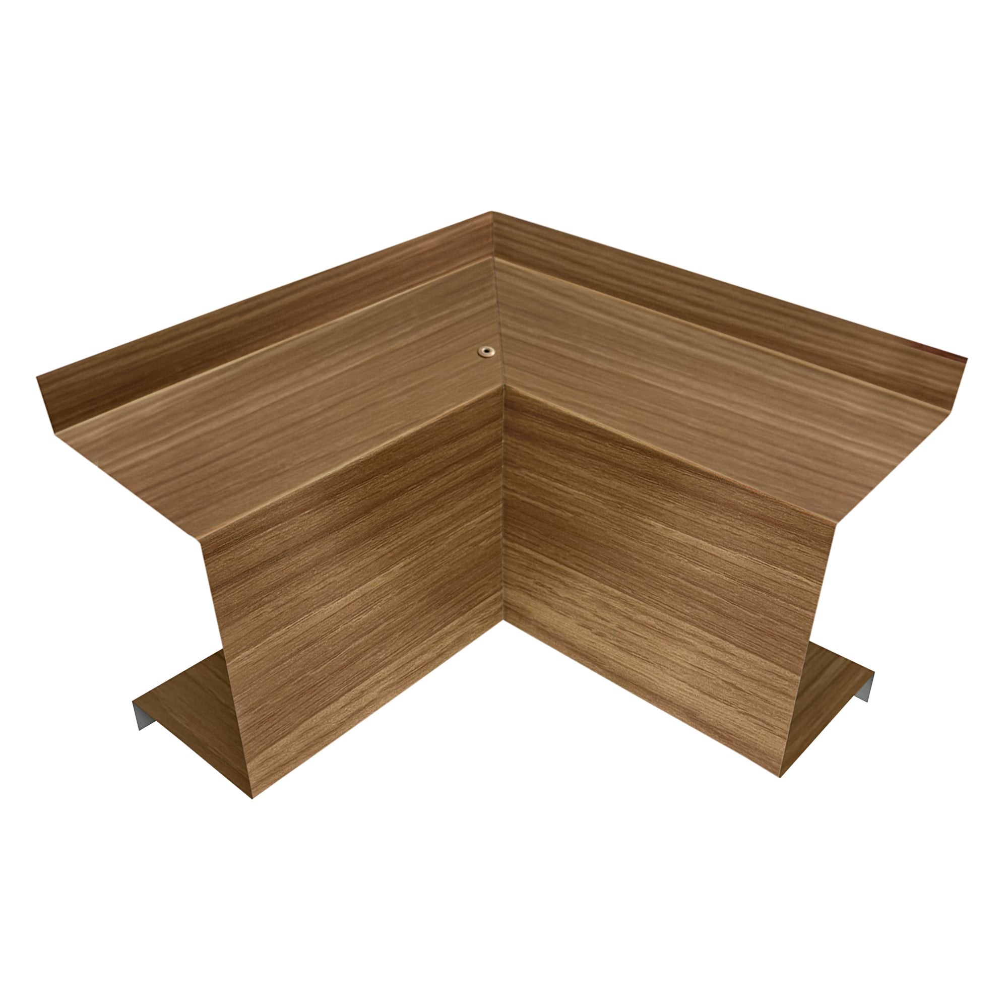 Woodgrain Series - 24 Gauge Painted Metal Line Set Cover Corner Elbows