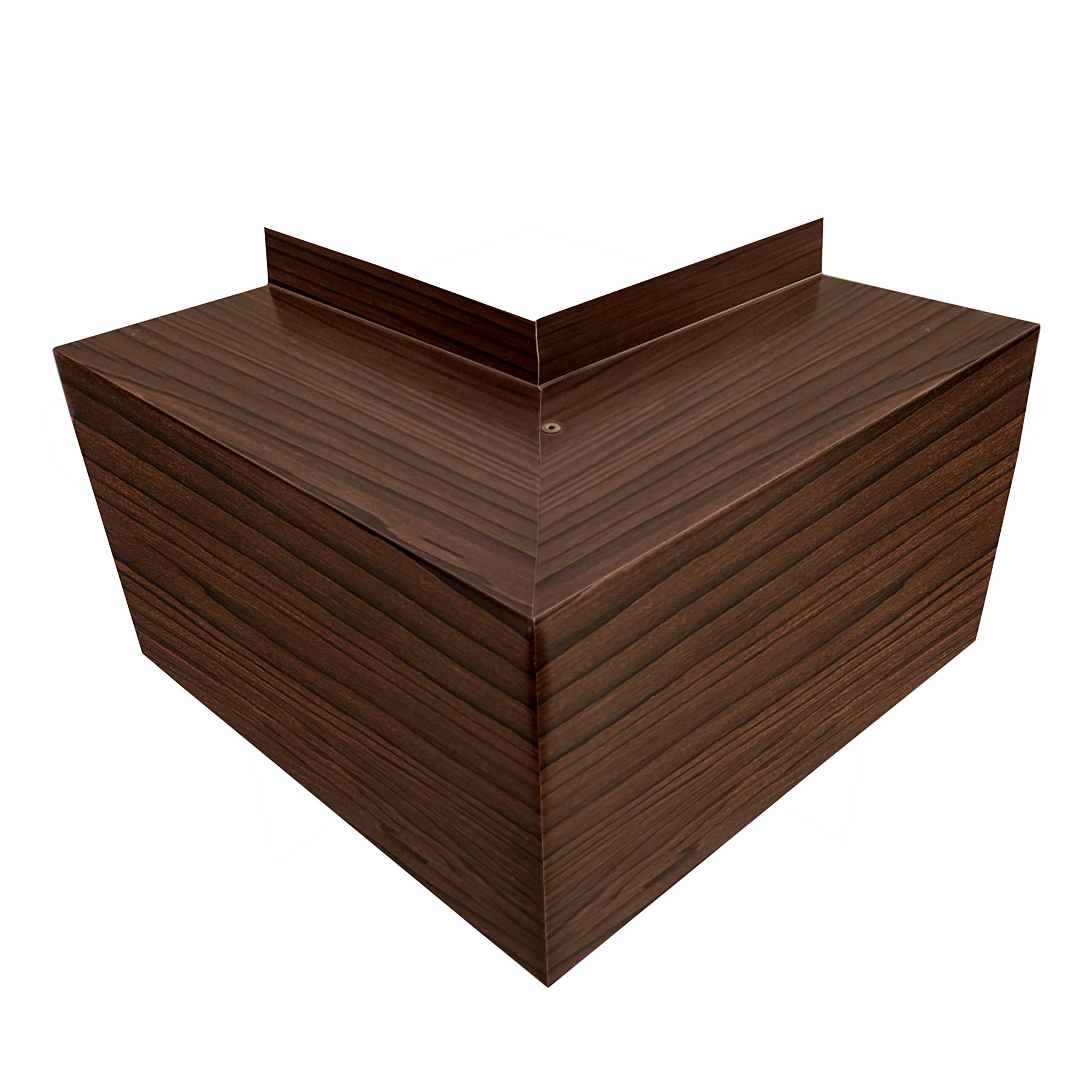 Woodgrain Series - 24 Gauge Painted Metal Line Set Cover Corner Elbows