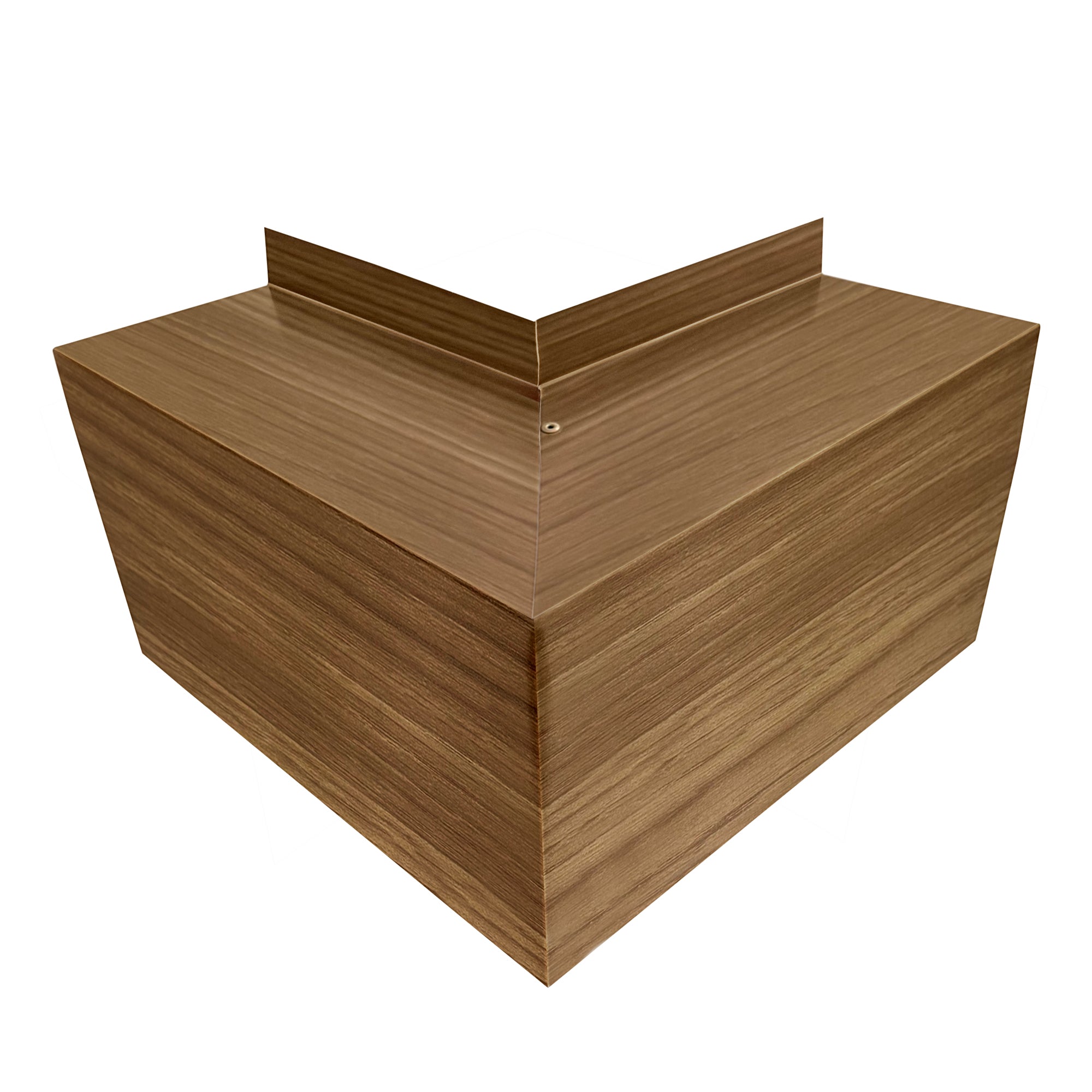 Woodgrain Series - 24 Gauge Painted Metal Line Set Cover Corner Elbows