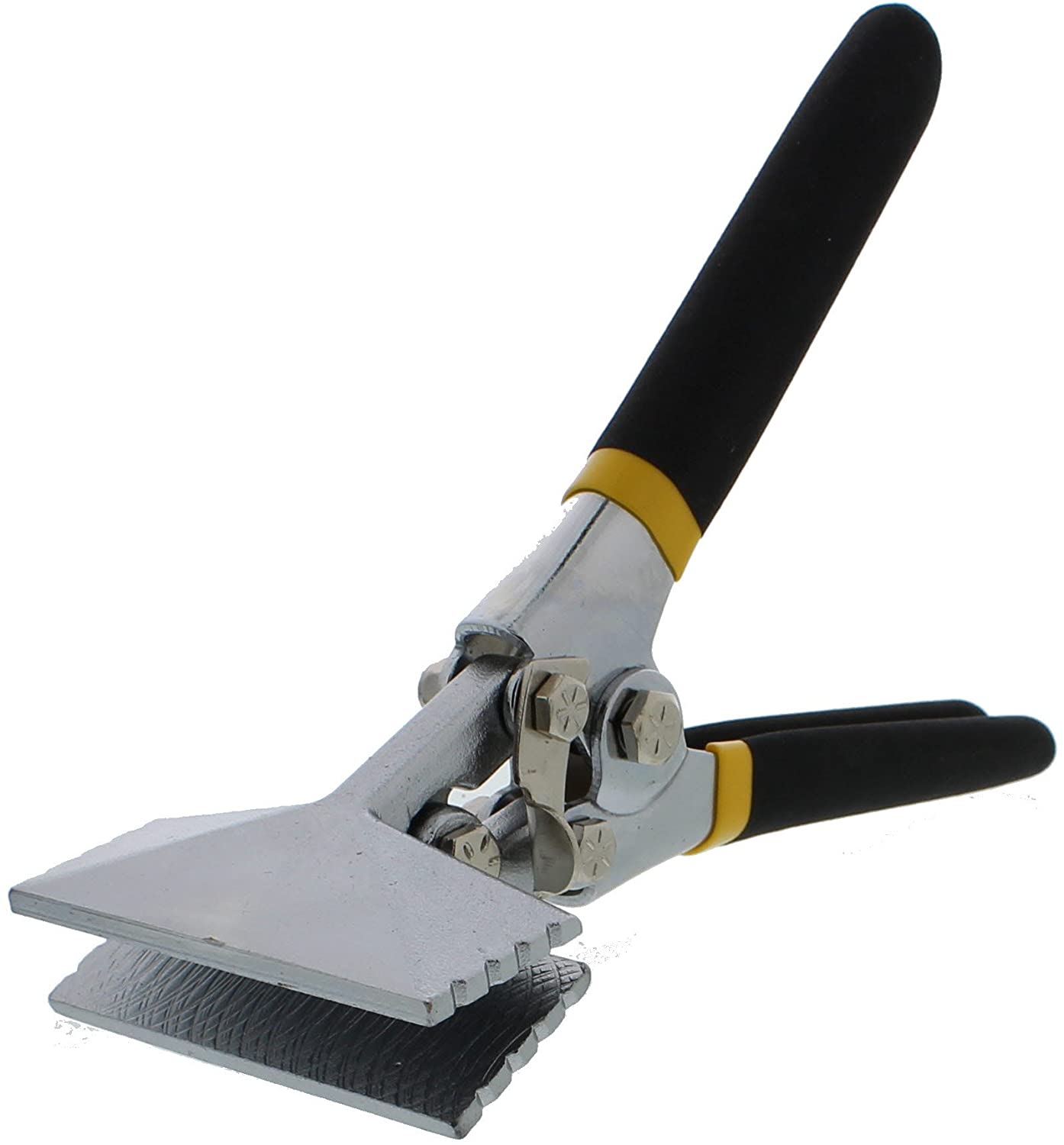 A pair of Sheet Metal Hand Benders that is used for bending and seaming sheet metal. The hand benders are 3 inches wide.