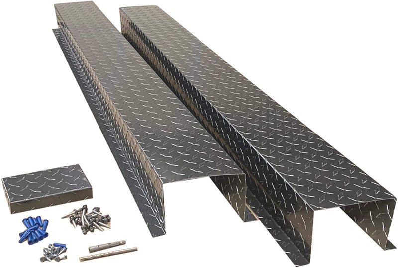 Residential Series - Aluminum Diamond Plate Metal HVAC Line Set Covers