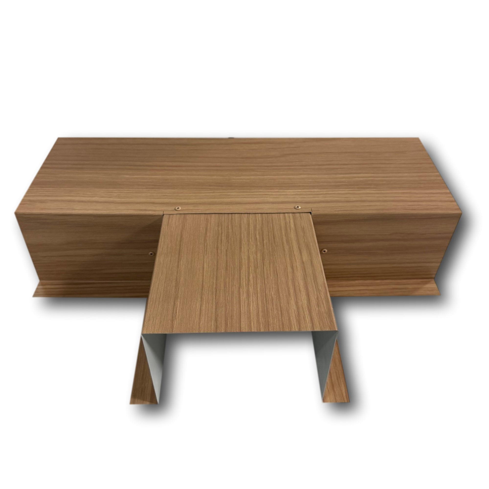 Woodgrain Series - 24 Gauge Painted Metal Line Set Cover Tee-Joint Connectors