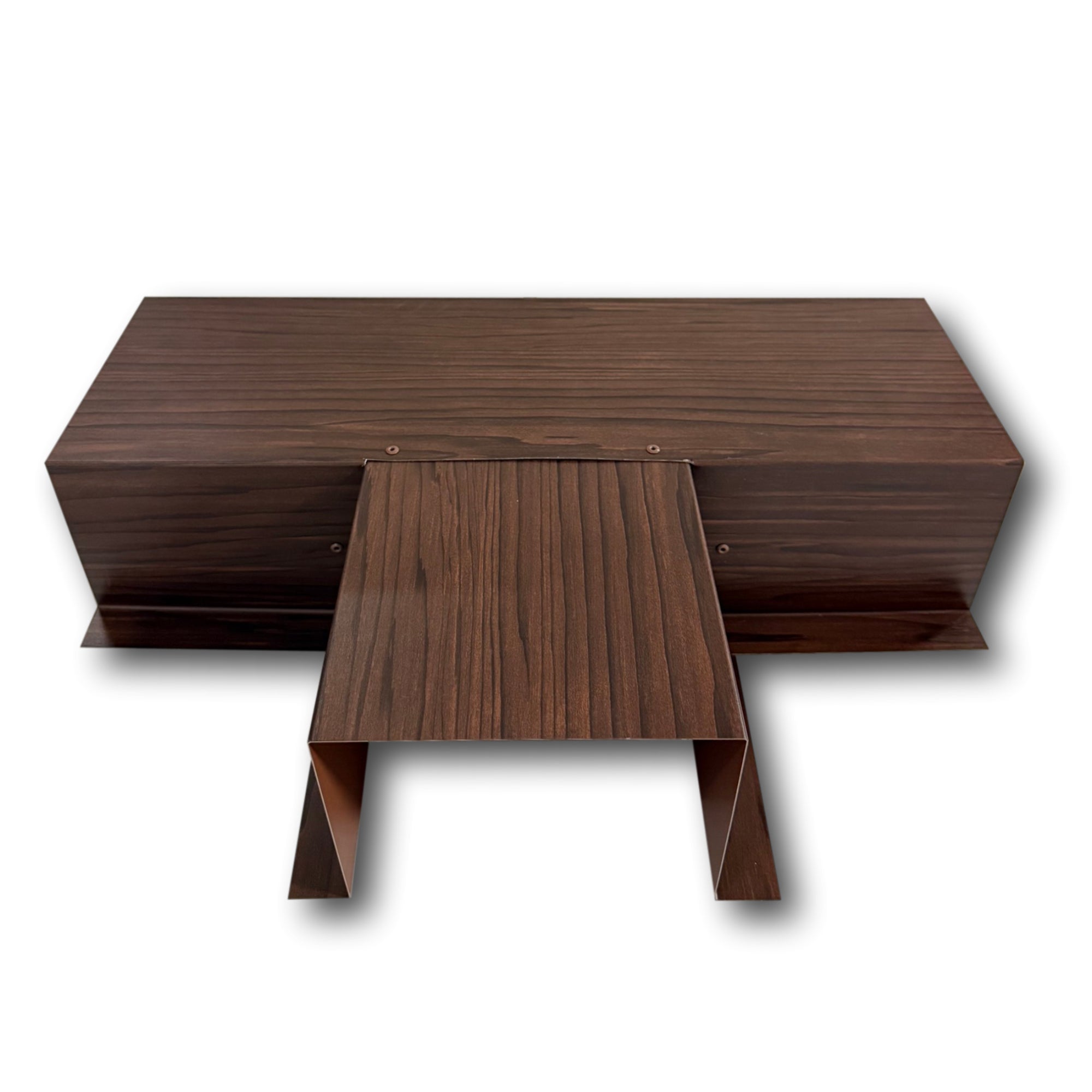 Woodgrain Series - 24 Gauge Painted Metal Line Set Cover Tee-Joint Connectors