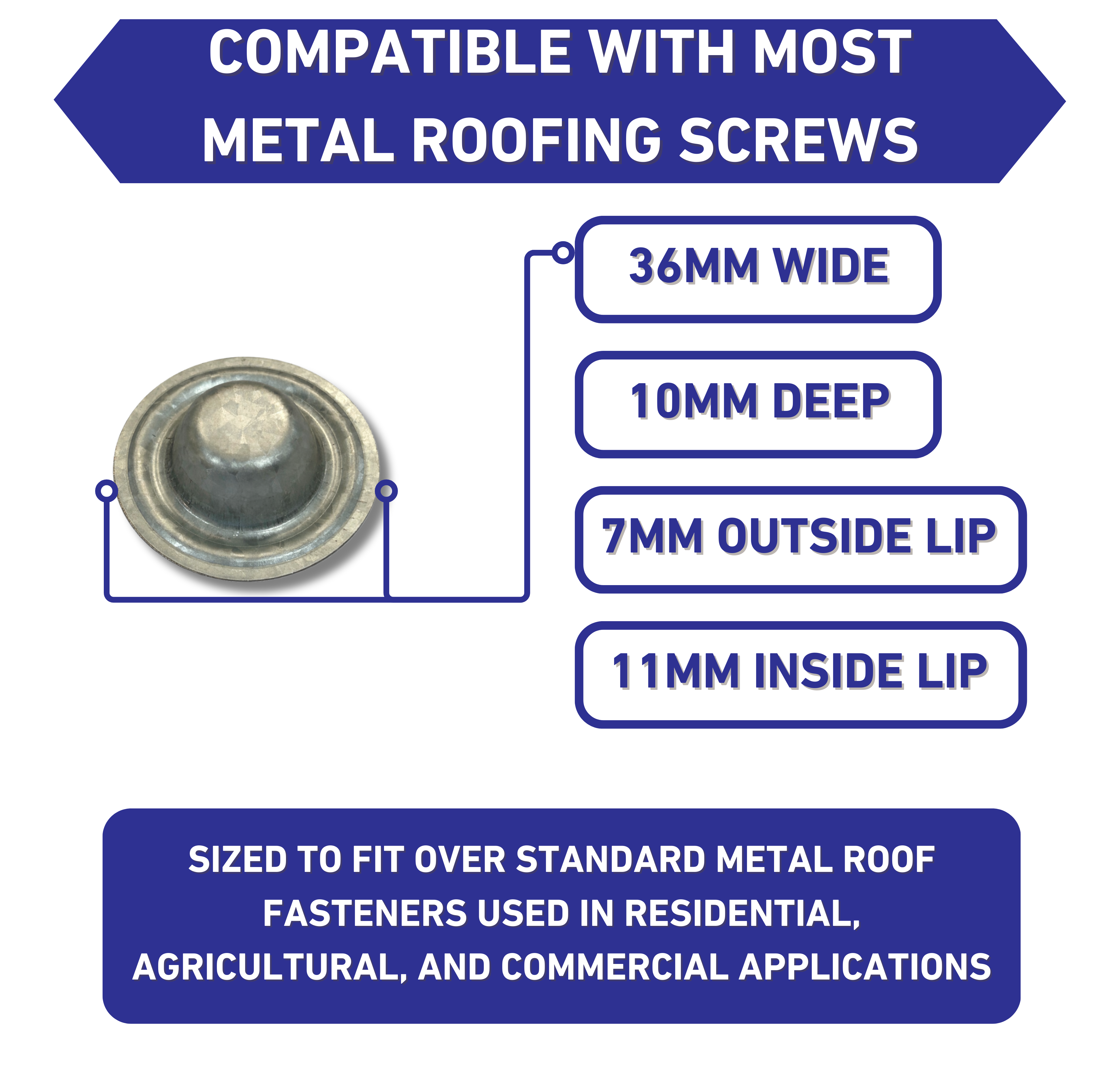 PERMACAPS™ - Screw Caps - Seals Over Existing Screws