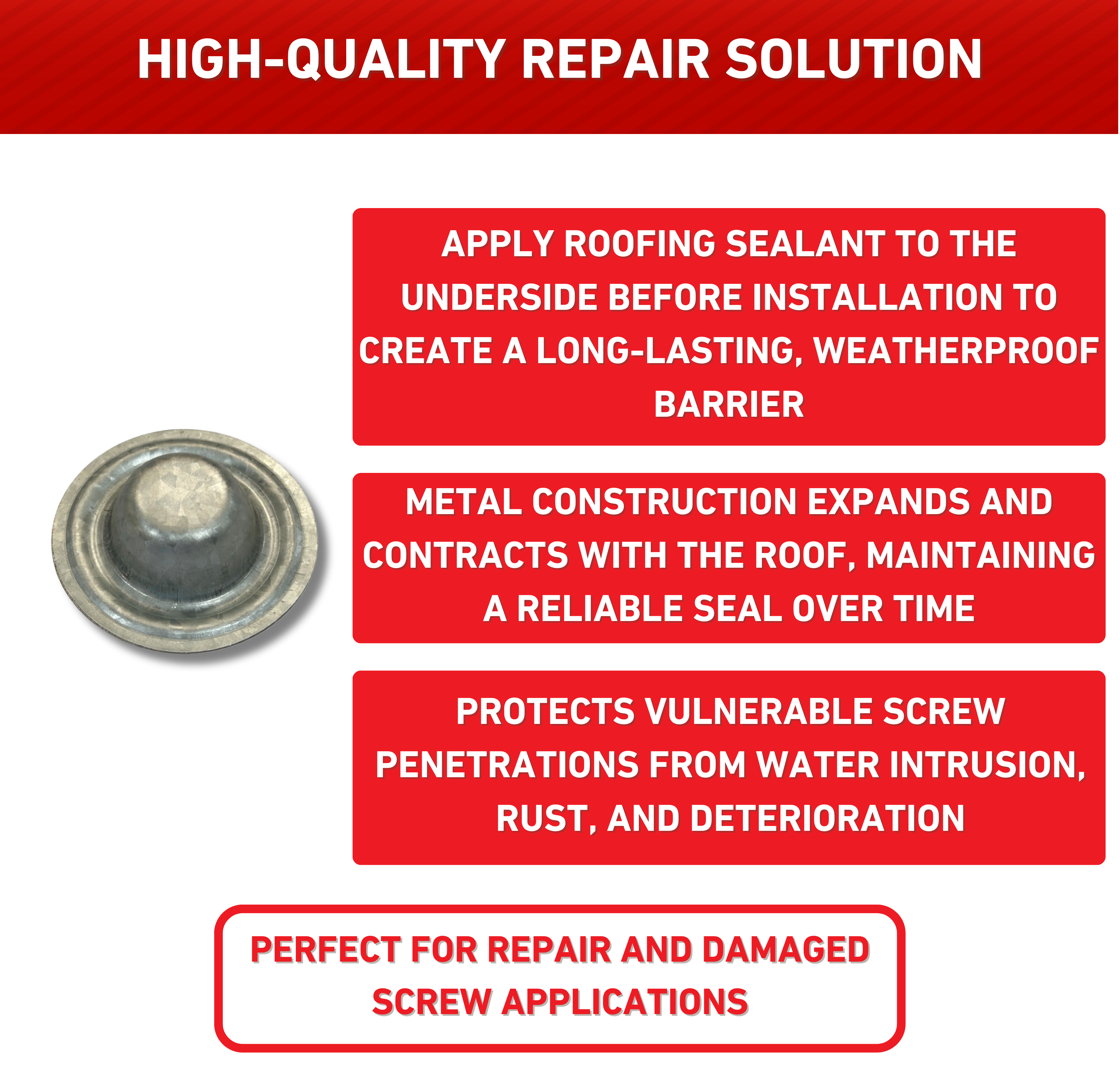 PERMACAPS™ - Screw Caps - Seals Over Existing Screws