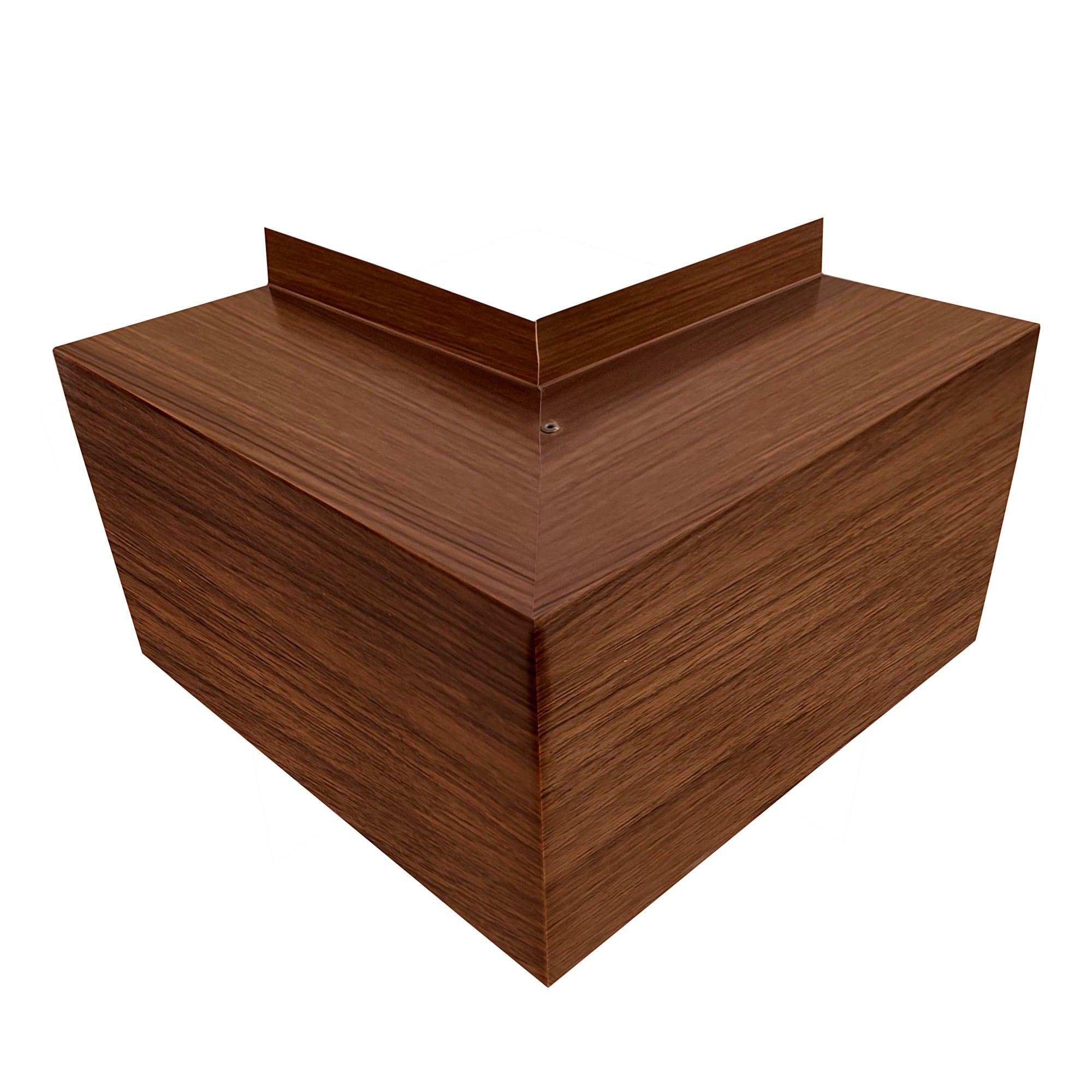 Woodgrain Series - 24 Gauge Painted Metal Line Set Cover Corner Elbows